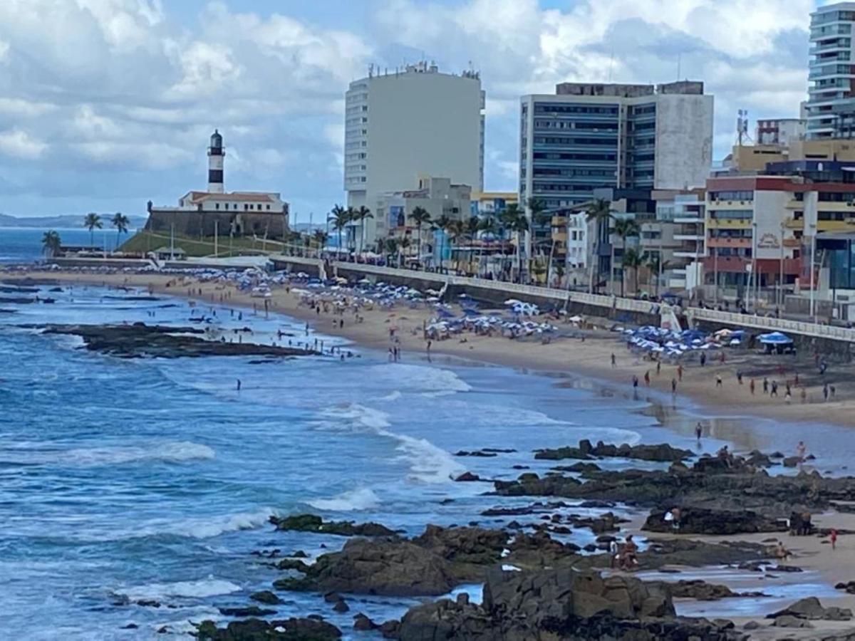 Апартаменты Excelente Localizacao Na Barra -Climatizado-Garagem Сальвадор Экстерьер фото